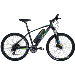 Електровелосипед TRINX E-Bike X1E 17 Matt-Black-Green-Blue (X1EMBGB) в Вінниці