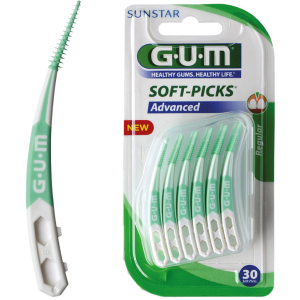 Набір міжзубних щіток GUM Soft-Picks Advanced 30 шт (7630019902366) в Вінниці