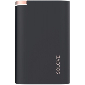 Портативная батарея Solove AirS 8000 mAh External Power Bank Normal edition Black лучшая модель в Виннице