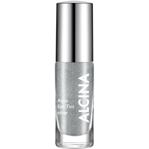 Тени для век Alcina Aqua Eye Tint жидкие silver 5 мл (4008666653420) ТОП в Виннице