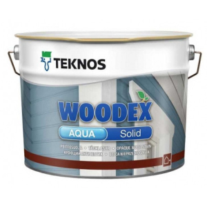 купить Водорозчинний покривний антисептик для дерева Teknos Woodex Aqua Solid 9л