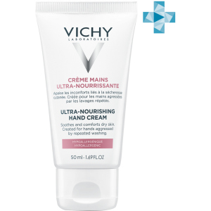 Ультра живильний крем Vichy із заспокійливим ефектом для всіх типів шкіри рук 50 мл (3337875762335)