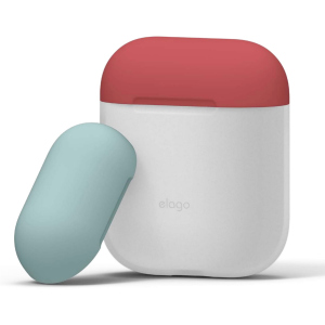 Чохол Elago Duo Case для AirPods Blue/Italian Rose/Coral Blue (EAPDO-LUBL-IROCBL) ТОП в Вінниці