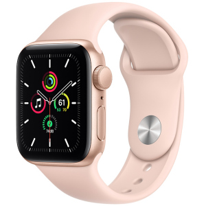 Смарт-часы Apple Watch SE GPS 40mm Gold Aluminum Case with Pink Sand Band (MYDN2UL/A) ТОП в Вінниці