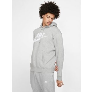 Худі Nike M Nsw Hoodie Po Bb Gx BV2973-063 XL Світло-сіре (193147719031) краща модель в Вінниці