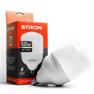 LED лампа ETRON 1-EHP-305 T140 50W 6500K E27 ТОП в Вінниці