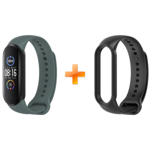 Xiaomi Mi Band 5 MiJobs Dual Color Crow Green/Black (MJ5-DSS019CGB) ТОП в Вінниці