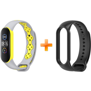 Xiaomi Mi Band 5 MiJobs Sport Grey/Yellow (MJ5-SP012GY) краща модель в Вінниці