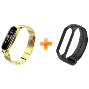 Xiaomi Mi Band 5 MiJobs Metal V-shape Gold (MJ5-VMS005G) ТОП в Вінниці