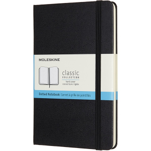 Нотатник Moleskine Classic 11,5 х 18 см 192 сторінок у крапку Чорна (8058647626611) в Вінниці