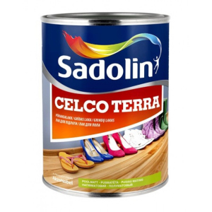 Лак для підлоги Sadolin Celco Terra Напівглянцевий Безбарвний 6 x 1 л ТОП в Вінниці