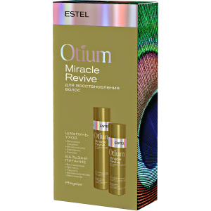 хороша модель Набір Estel Professional Otium Miracle Revive Шампунь + Бальзам для відновлення волосся (4606453062983)