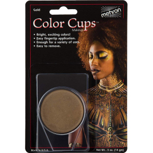 Кремовый грим Mehron Color Cups Gold 12 г (CCC-GD) (764294502106) лучшая модель в Виннице