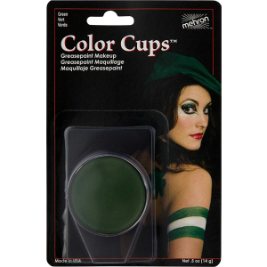 Кремовый грим Mehron Color Cups Green 12 г (CCC-G) (764294502069) ТОП в Виннице