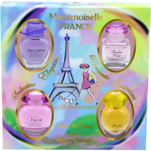 Набір мініатюр парфумерної води Charrier Parfums Mademoiselle France (3442070444112) ТОП в Вінниці