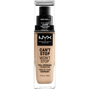 Жидкая тональная основа NYX Professional Makeup Can`t Stop Won`t Stop 24-Hour Foundation 6.3 Warm Vanilla 30 мл (800897181154) ТОП в Виннице