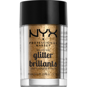 Гліттер NYX Professional Makeup Face & Body Glitter 08 Bronze 2.5 г (800897846800) краща модель в Вінниці