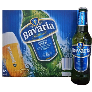 Упаковка пива Bavaria світле відфільтроване 5% 0.5 л x 15 шт (8714800013581) в Вінниці