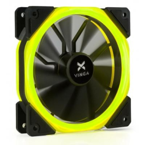 хороша модель Кулер для корпусу Vinga LED fan-02 yellow