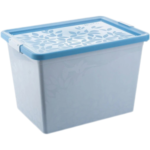 Ящик для хранения BranQ Жасмин 22 л Голубой (7122-1brq-голубой) в Виннице