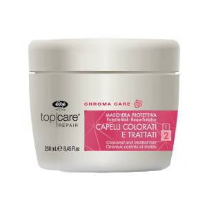 Маска защитная для окрашенных волос Lisap Top Care Repair Chroma Care Protective mask 250 мл (1800070000011) в Виннице