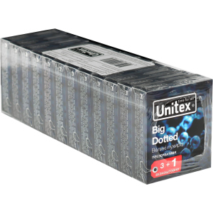 Презервативы Unitex Big Dotted 48 шт (12 упаковок по 4 шт ) (798190041162) лучшая модель в Виннице