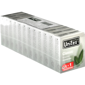 Презервативи Unitex Classic 48 шт (12 упаковок по 4 шт) (798190041179) рейтинг