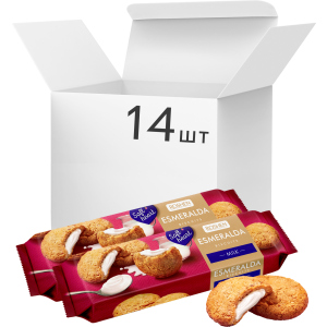 Упаковка печива Roshen Lovita Soft Cream Cookies milk 170 г х 14 шт (4823077633379) в Вінниці