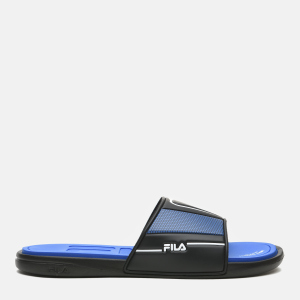 хороша модель Шльопанці Fila Ultratouch Slide M Slippers 105792-BM 40 25.5 см Чорні з синім (4670036480877)