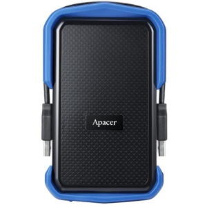 Жорсткий диск HDD ext 2.5 USB 2.0TB Apacer AC631 Black/Blue (AP2TBAC631U-1) ТОП в Вінниці