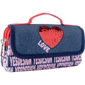 Пенал мягкий YES WL-01 Love (532936) в Виннице