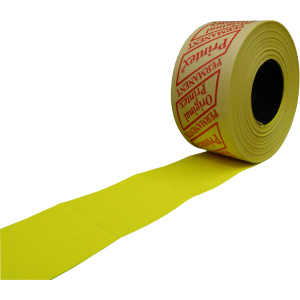 Етикет стрічка Printex 29 х 28 мм 600 етикеток прямокутна 30 шт Жовта (10296) краща модель в Вінниці