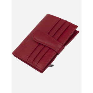 Кошелек-картхолдер ST Leather Accessories 19211 Красный ТОП в Виннице
