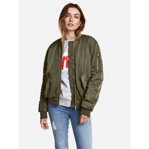 Бомбер H&M 1803-4279514 34 Хаки (hm04379019653_KC100000009130) ТОП в Виннице