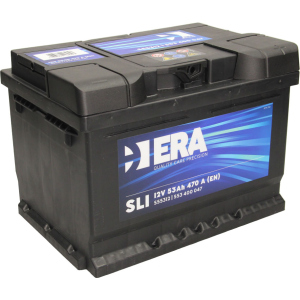 Автомобільний акумулятор ERA SLI 53Ah (-/+) Euro (470EN) (ERA S55312) рейтинг