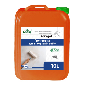 Ґрунтовка Acrygel Euro для внутрішніх робот 10 л