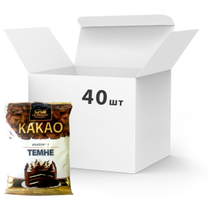 Упаковка какао Галицькі традиції темного алкалізованого 40 шт х 100 г (881643) в Вінниці