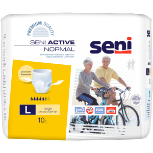 Подгузники-трусики для взрослых Seni Active Normal Large 10 шт (5900516693053) лучшая модель в Виннице