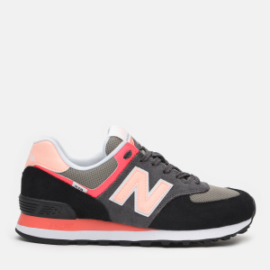 Кросівки New Balance WL574ST2 35 (5.5) 22.5 см Чорні з рожевим (195173226279) в Вінниці