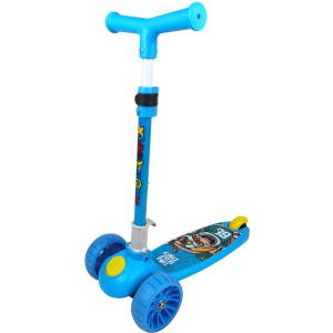 Самокат Daddychild Голубой с подсветкой колес (TOYSHD-009T-Blue) лучшая модель в Виннице