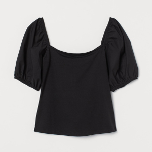 Топ H&M 060818031_black S Чорний (6666000134639) краща модель в Вінниці