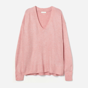 Пуловер H&M 1503-8636462 S Рожевий меланж (hm01770193169) надійний