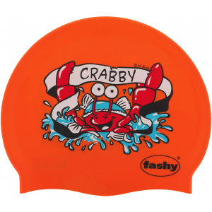 Шапочка для плавання Fashy силіконова Оранжевий (3047 02) краща модель в Вінниці