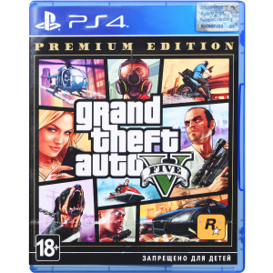 Гра Grand Theft Auto V Premium Edition для PS4 (Blu-ray диск, Російський subtitles) в Вінниці