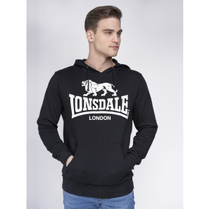 Худі Lonsdale GO SPORT 2 113027-1000 M Black (4250819101023) ТОП в Вінниці