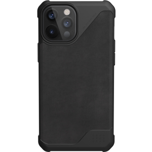 Панель UAG Metropolis LT Leather для Apple iPhone 12 Pro Max Black (11236O118340) краща модель в Вінниці