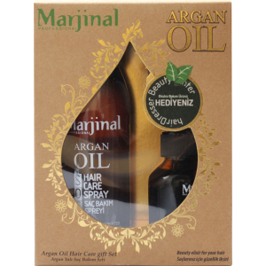 хороша модель Набір для волосся Marjinal Professional Арганова олія+спрей (73937) (8697426739373)
