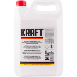 Антифриз Kraft G12/12+ Red концентрат для системи охолодження 5 л (KF104) ТОП в Вінниці