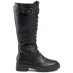 Сапоги XTI PU Ladies Boots 69364 38 24 см Черные (8434739603188) лучшая модель в Виннице