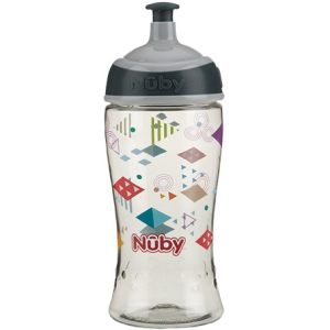 Поильник спорт Nuby Tritan 360 мл Серый (NV0414025gray) (5414959046975)